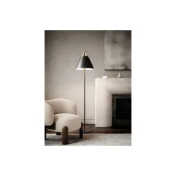 DFTP by Nordlux Strap Golvlampa Metall och Leather Svart | Passande för E27