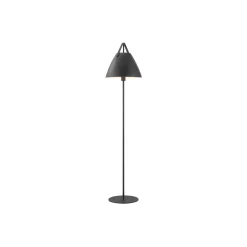 DFTP by Nordlux Strap Golvlampa Metall och Leather Svart | Passande för E27