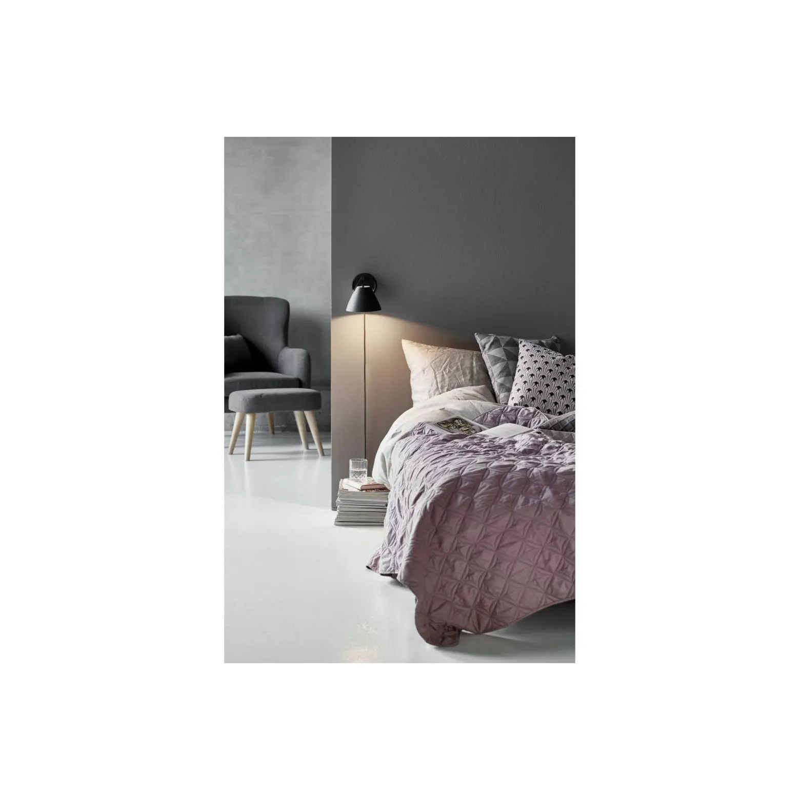 DFTP by Nordlux Strap 15 Vägglampa Metall och Leather Svart | Passande för GU10