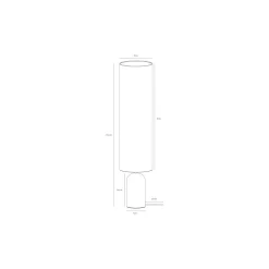DFTP by Nordlux Talli Golvlampa Metall Brun | Passande för E27