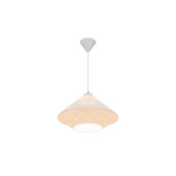 D'Lite Pendellampa Groede Papper Vit | Passande För 1x E27