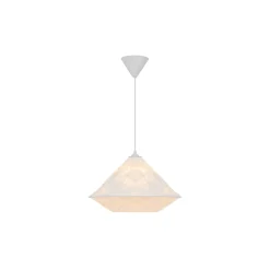 D'Lite Pendellampa Groede Papper Vit | Passande För 1x E27