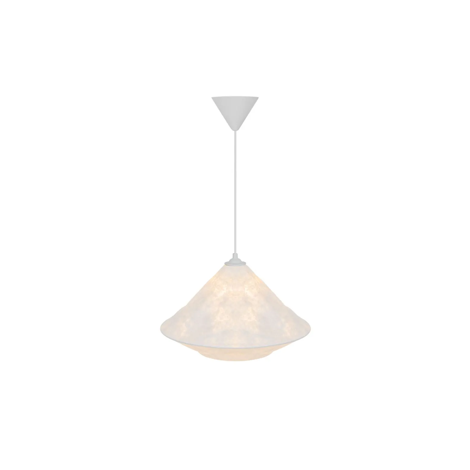 D'Lite Pendellampa Groede Papper Vit | Passande För 1x E27