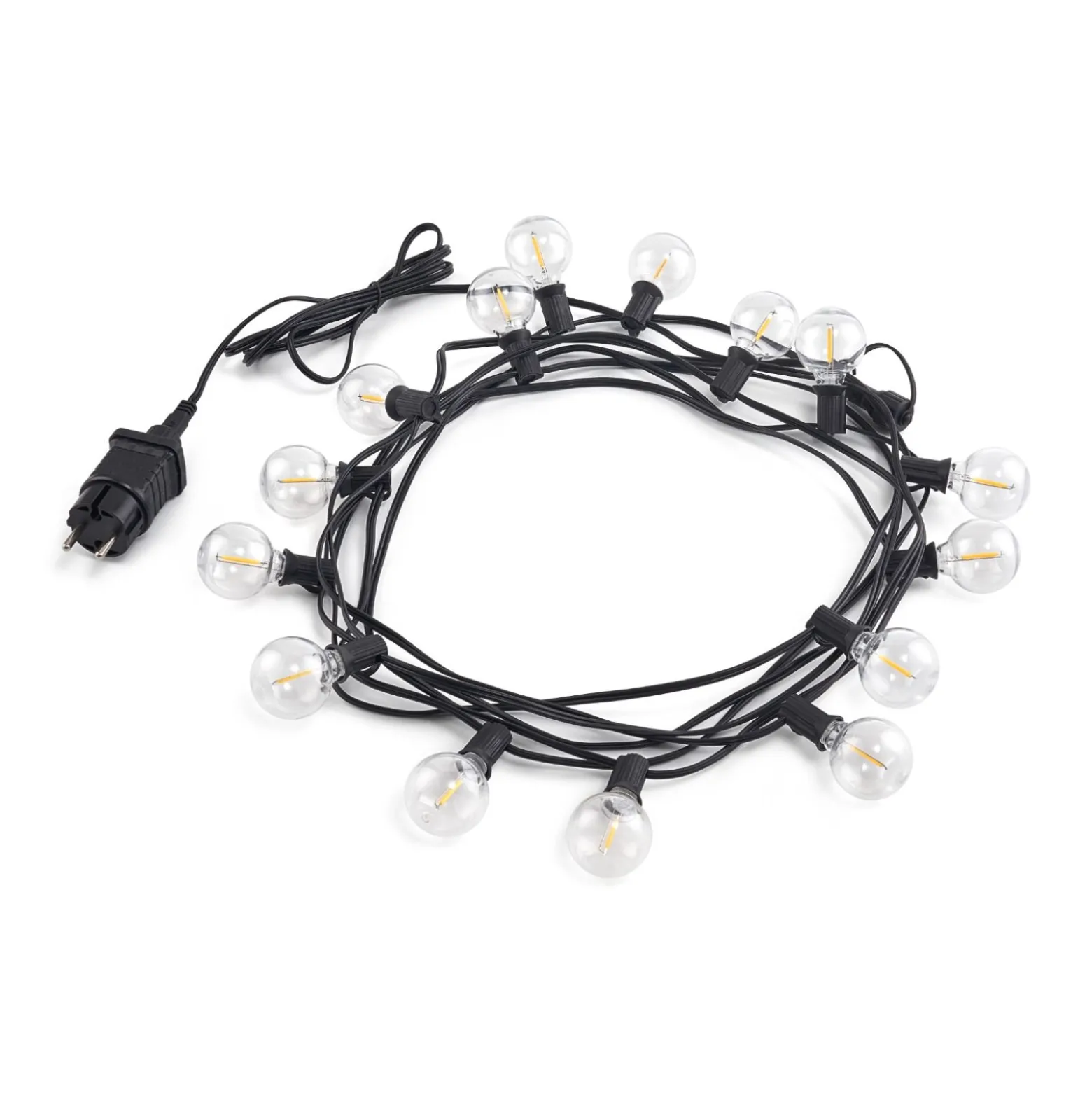 D'Lite Sparkl LED Ljusslinga 4W 250lm - 827 Extra Varm Vit | IP44 - 4x 5m (20m Totalt) - Anslutbar Upp till 25m