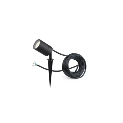 D'Lite Spik Ljus Fuse Strömkabel Svart | IP65 - Passande för 1x GU10 | incl. cable 2 Meter