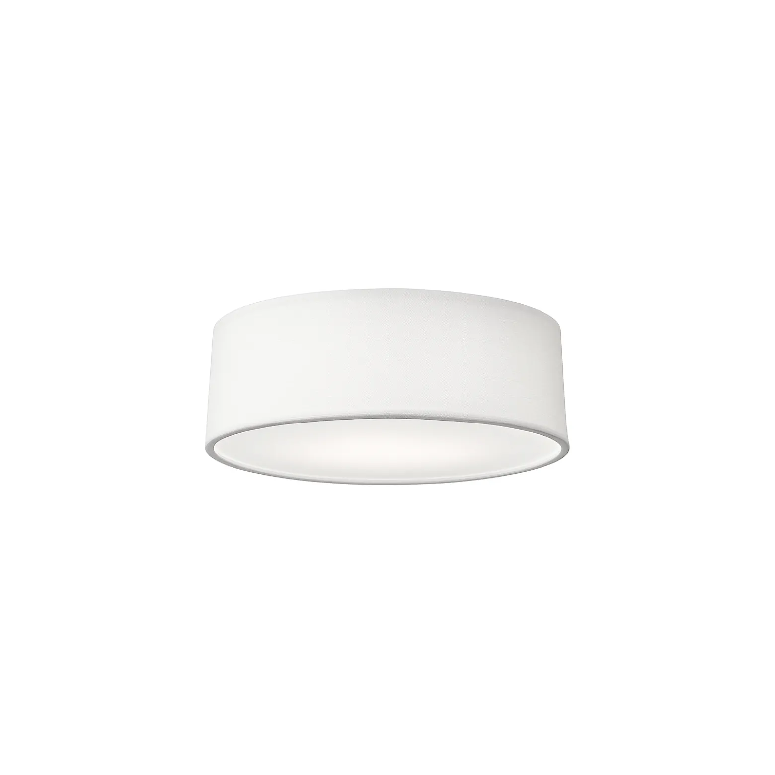 D'Lite Taklampa Lunelle 30cm Textil Vit | Passande för 2x E27