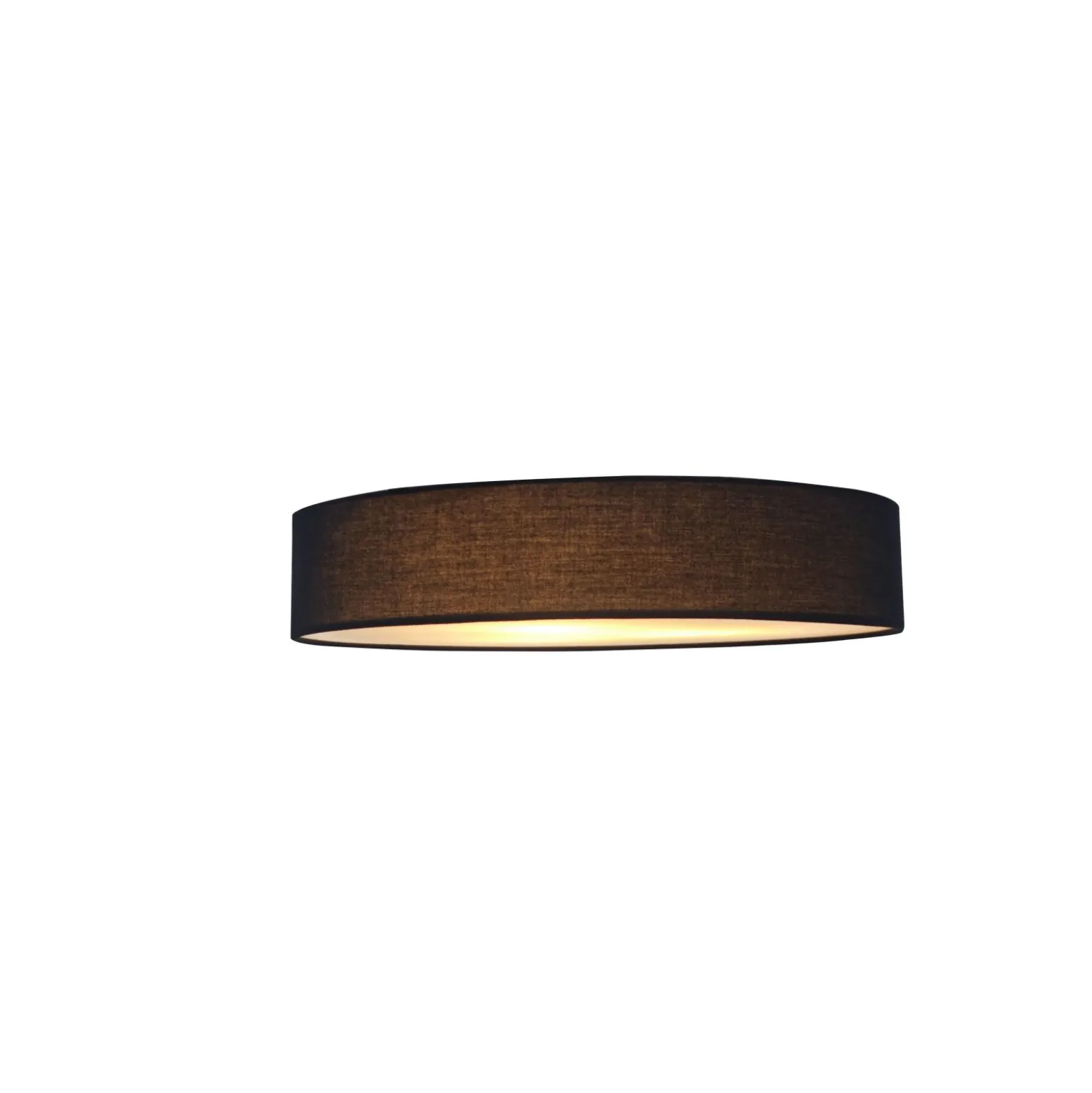 D'Lite Taklampa Lunelle 50cm Textil Svart | Passande för 3x E27
