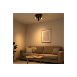 D'Lite Taklampa Trop Sandig Svart | Passande För 3x GU10