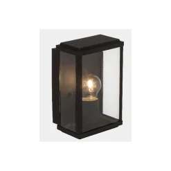 D'Lite Vägglampa Arlo Svart | IP44 - Passande för 1x E27