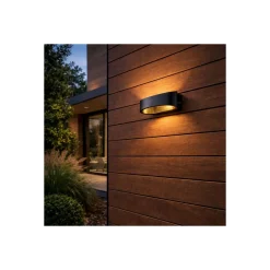 D'Lite Vägglampa Auris Svart Up & Down 7W 220lm - 830 Varm Vit | IP54