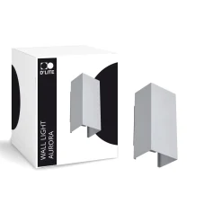 D'Lite Vägglampa Aurora Silver Up & Down 6.5W 500lm - 830-840 CCT | IP54
