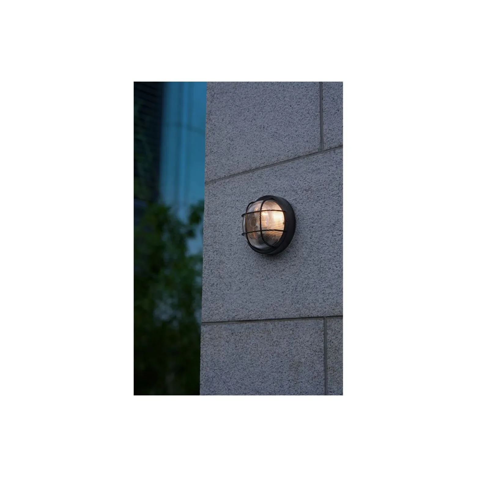 D'Lite Vägglampa Ecco Svart Runda | IP54 - Passande för 1x E27