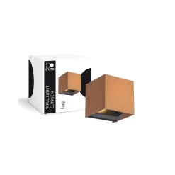 D'Lite Vägglampa Elingen Bronze Up & Down 4.9W 480lm - 830 warm Vit | IP54