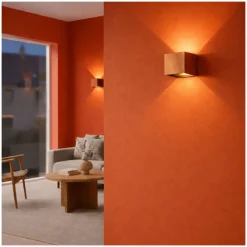 D'Lite Vägglampa Elingen Bronze Up & Down 4.9W 480lm - 830 warm Vit | IP54