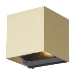 D'Lite Vägglampa Elingen Guld Up & Down 4.9W 480lm - 830 warm Vit | IP54