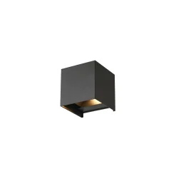 D'Lite Vägglampa Elingen Svart Up & Down 4.9W 480lm - 830 Varm Vit | IP65