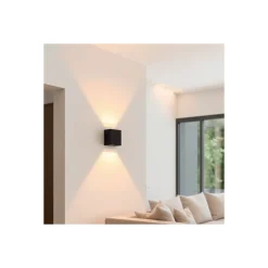 D'Lite Vägglampa Elingen Svart Up & Down 4.9W 480lm - 830 Varm Vit | IP65