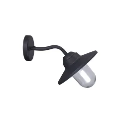 D'Lite Vägglampa Ember Svart | IP54 - Passande för 1x E27