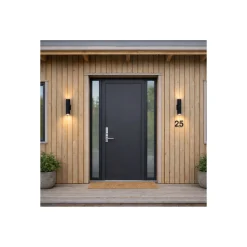 D'Lite Vägglampa Limor Aluminium Svart Up & Down| IP54 - Passande för 2x GU10
