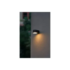 D'Lite Vägglampa Lira Svart 7W 600lm 830 Varm Vit | IP54