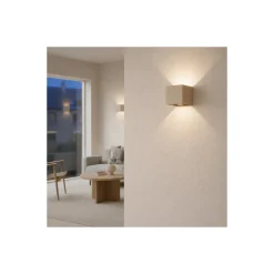 D'Lite Vägglampa Nova Beige Up & Down 4.9W 480lm - 830 Varm Vit | IP54 - Justerbar strålvinkel
