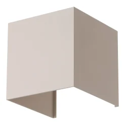 D'Lite Vägglampa Nova Beige Up & Down 4.9W 480lm - 830 Varm Vit | IP54 - Justerbar strålvinkel