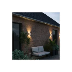 D'Lite Vägglampa Nova Beige Up & Down 4.9W 480lm - 830 Varm Vit | IP54 - Justerbar strålvinkel