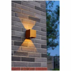 D'Lite Vägglampa Nova Bronze Up & Down 4.9W 480lm - 830 Varm Vit | IP54