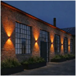 D'Lite Vägglampa Nova Bronze Up & Down 4.9W 480lm - 830 Varm Vit | IP54
