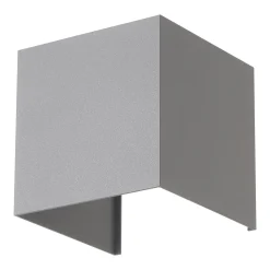 D'Lite Vägglampa Nova Grå Up & Down 4.9W 480lm - 830 Varm Vit | IP54 - Justerbar strålvinkel