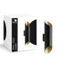 D'Lite Vägglampa Nura Svart Up & Down 7W 250lm - 830 Varm Vit | IP44