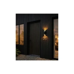 D'Lite Vägglampa Nura Svart Up & Down 7W 250lm - 830 Varm Vit | IP44