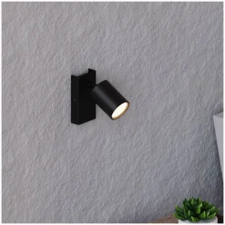 D'Lite Vägglampa Prisma Metall Svart | IP20 - Passande för 1x GU10