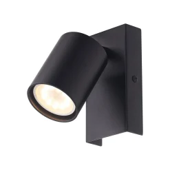 D'Lite Vägglampa Prisma Metall Svart | IP20 - Passande för 1x GU10