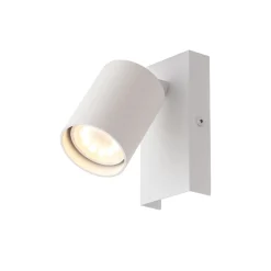 D'Lite Vägglampa Prisma Metall Vit | IP20 - Passande för 1x GU10