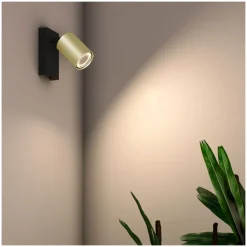 D'Lite Vägglampa Prisma Metall Guld | IP20 - Passande för 1x GU10