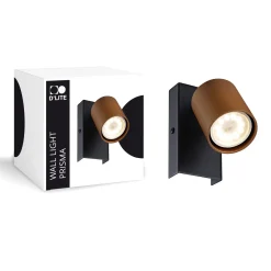 D'Lite Vägglampa Prisma Metall Koppar | IP20 - Passande för 1x GU10