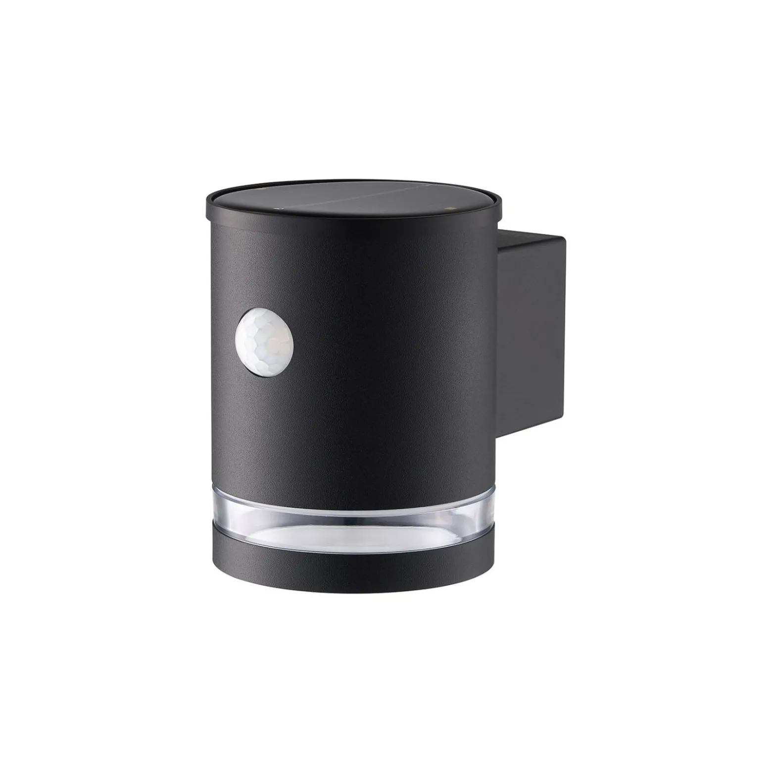 D'Lite Vägglampa Solis Solar Svart Up & Down - 830 Varm Vit | IP54 - Rörelsesensor