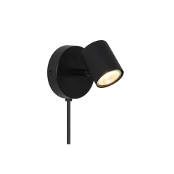 D'Lite Vägglampa Trop Sandig Svart | Passande För 1x GU10