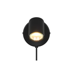 D'Lite Vägglampa Trop Sandig Svart | Passande För 1x GU10