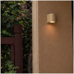 D'Lite Vägglampa Vossem Beige| IP54 - Passande för 1x GU10