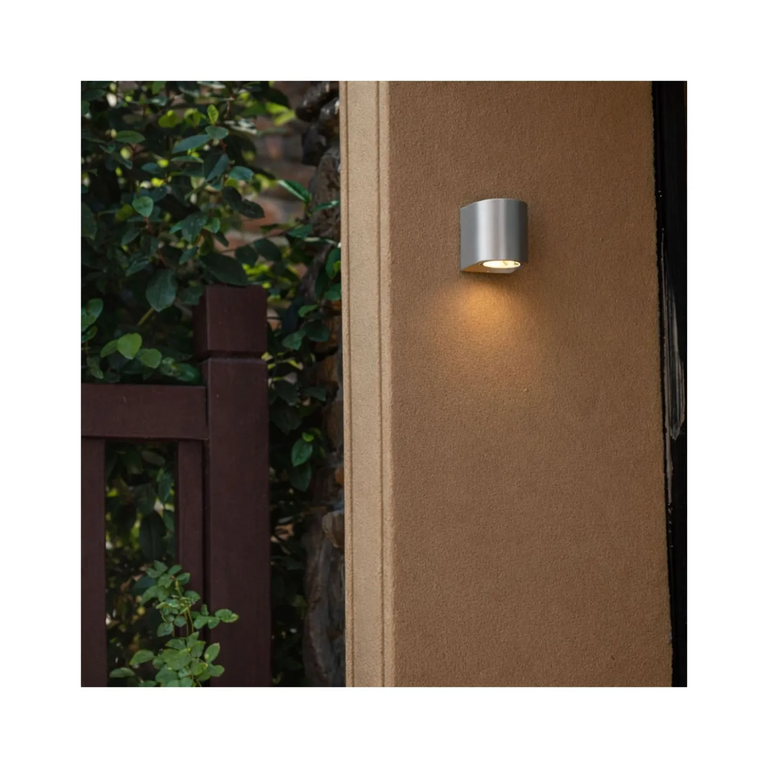 D'Lite Vägglampa Vossem Grå| IP54 - Passande för 1x GU10