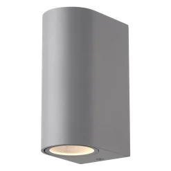 D'Lite Vägglampa Vossem Grå Up & Down | Passande för 2x GU10