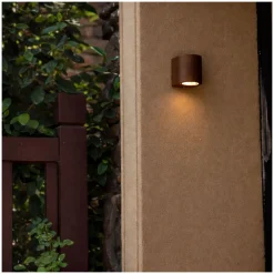 D'Lite Vägglampa Vossem Rostig| IP54 - Passande för 1x GU10
