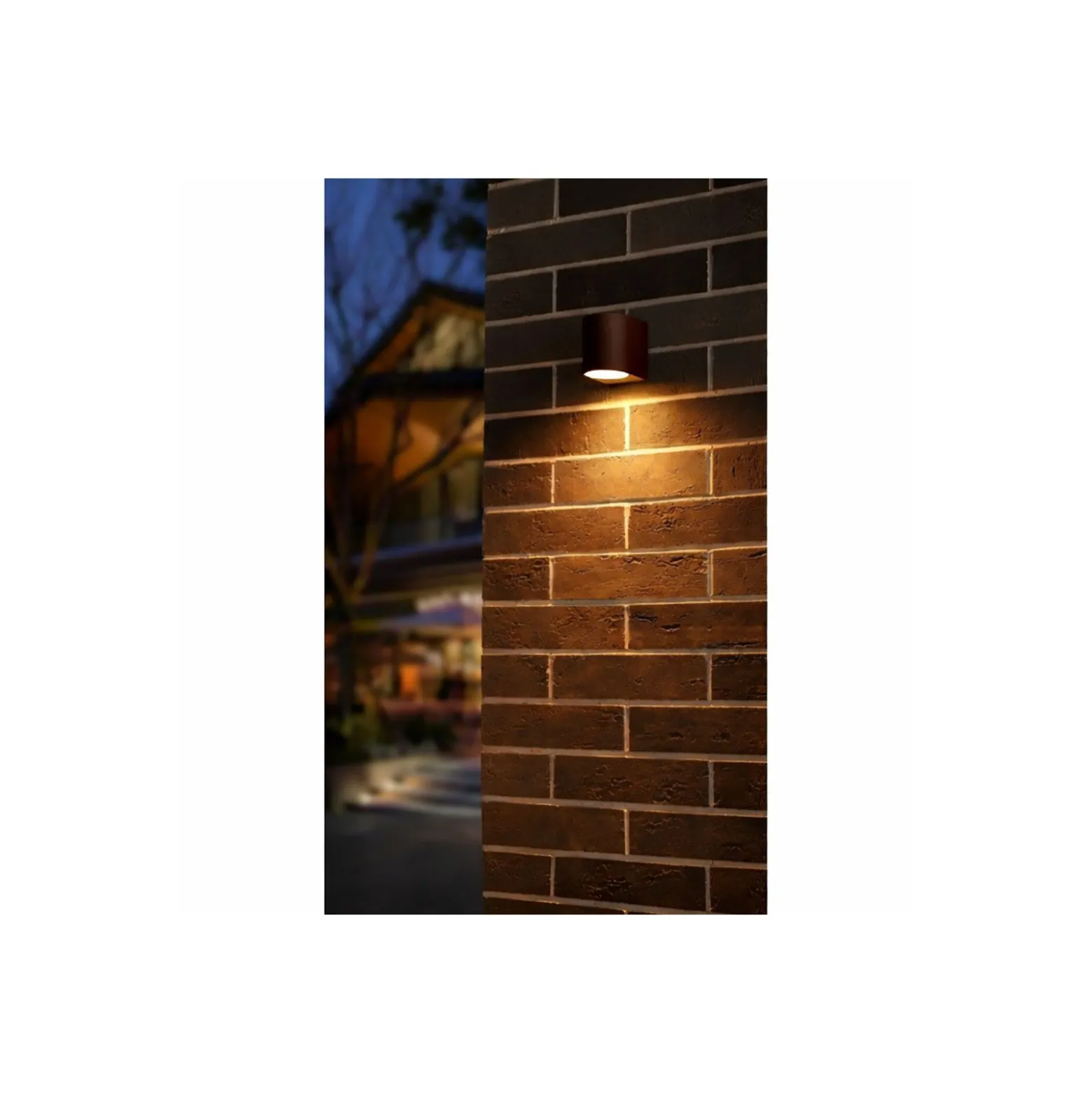 D'Lite Vägglampa Vossem Rostig| IP54 - Passande för 1x GU10