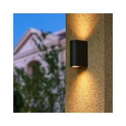 D'Lite Vägglampa Vossem Svart Up & Down| IP54 - Passande För 2x GU10