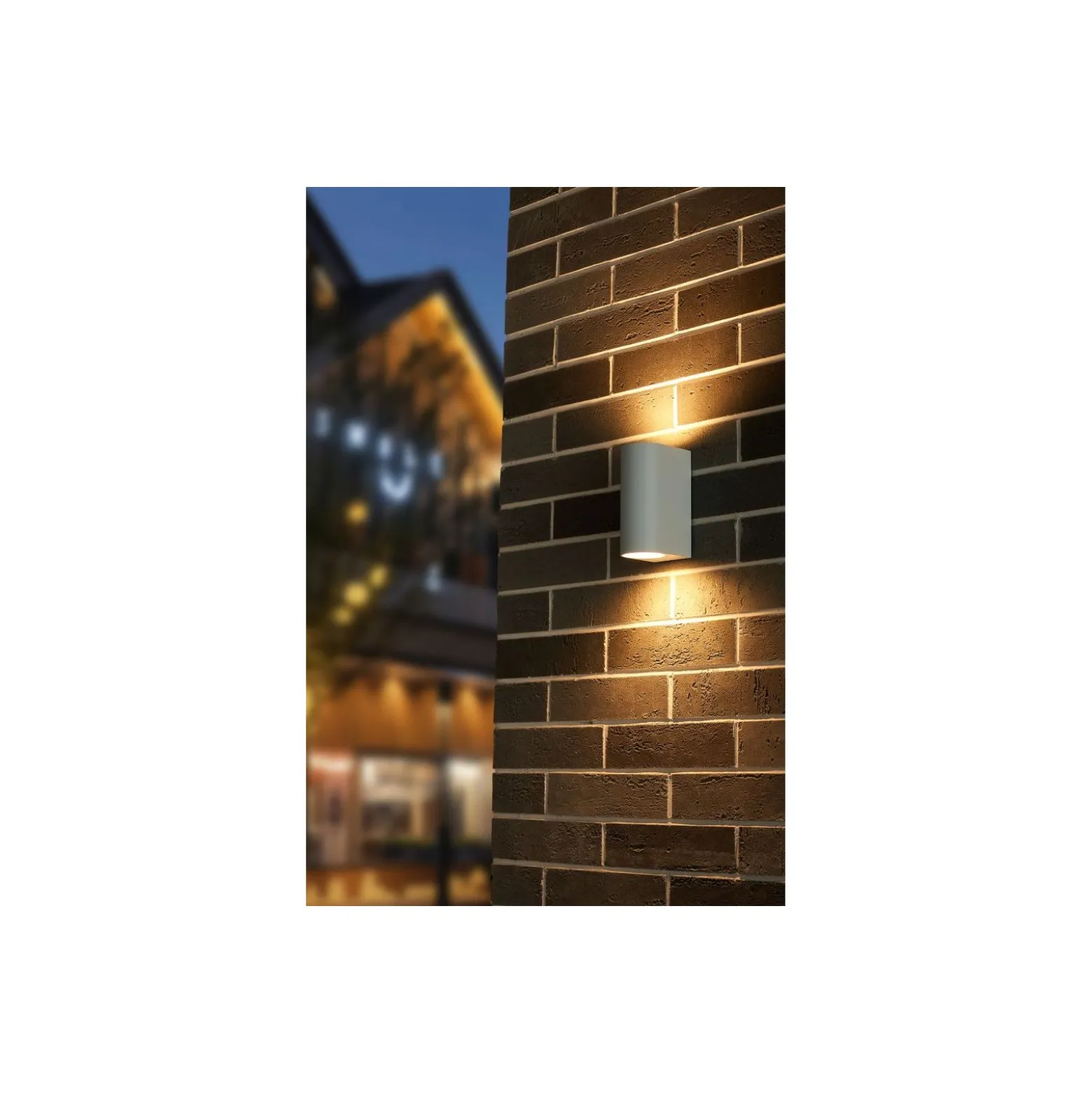 D'Lite Vägglampa Vossem Vit Up & Down | IP56 - Passande För 2x GU10