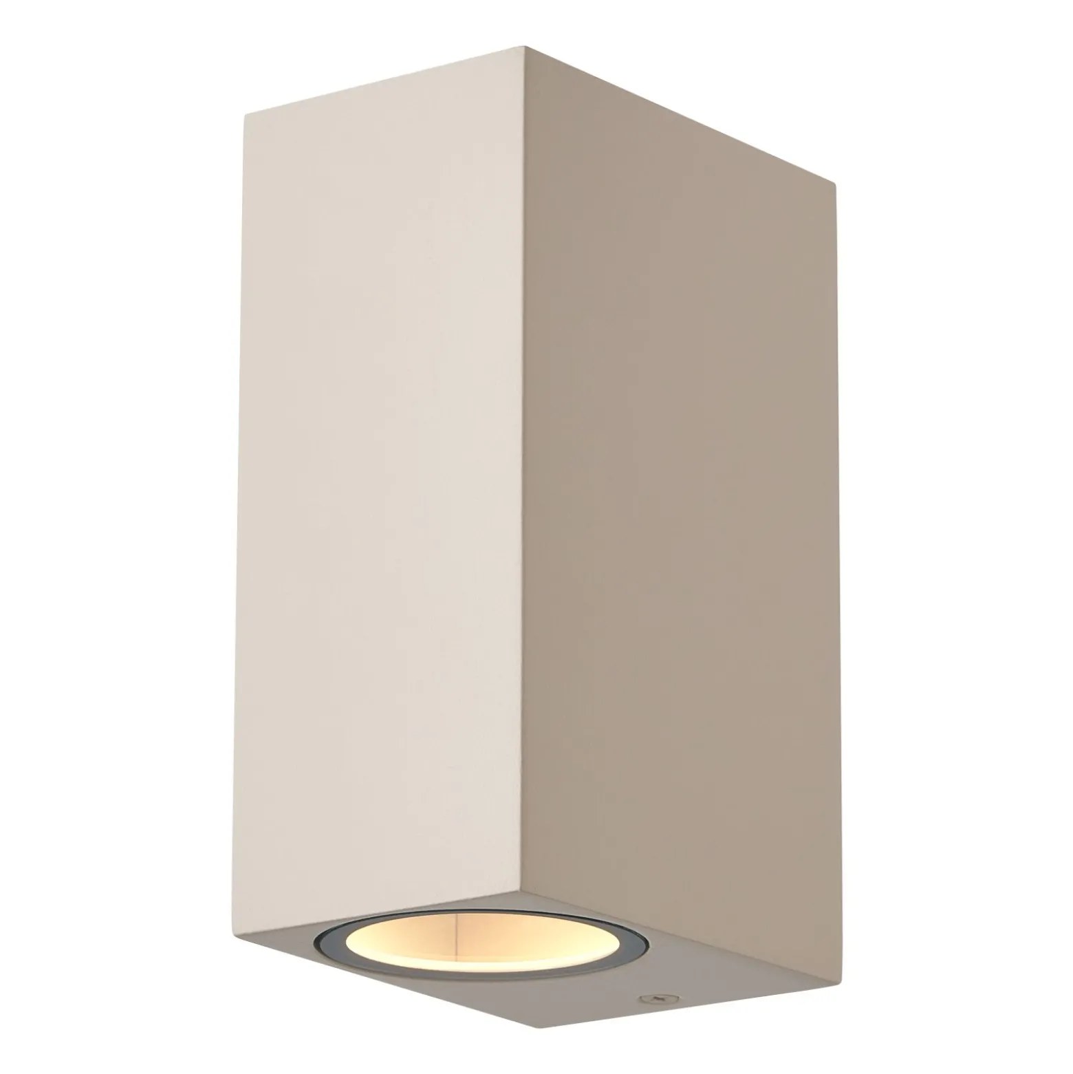 D'Lite Vägglampa Vrebos Beige Up & Down| Passande för 2x GU10