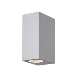 D'Lite Vägglampa Vrebos Silver Up & Down| Passande för 2x GU10
