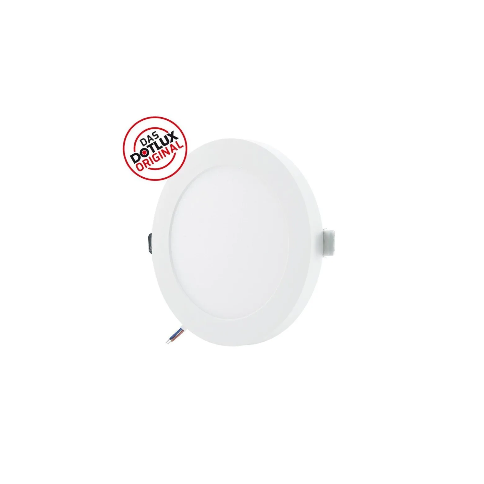 Dotlux LED Downlight Unisize Plus Vit 12W 960lm 120D - 830-857 CCT | 164mm - Utskärning 60mm - Dimbar - Ljussensor